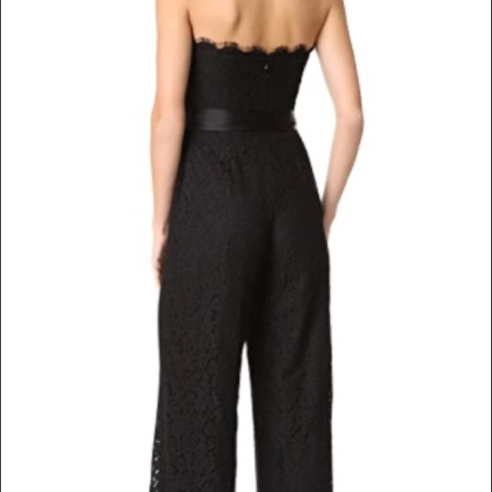 Rachel Zoe Black Laced Jumpsuit Size 4 - Picture 3 of 16